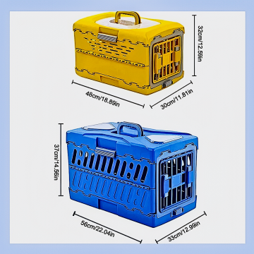 Rubeku Pet Carrier Foldable Capsule L Blue
